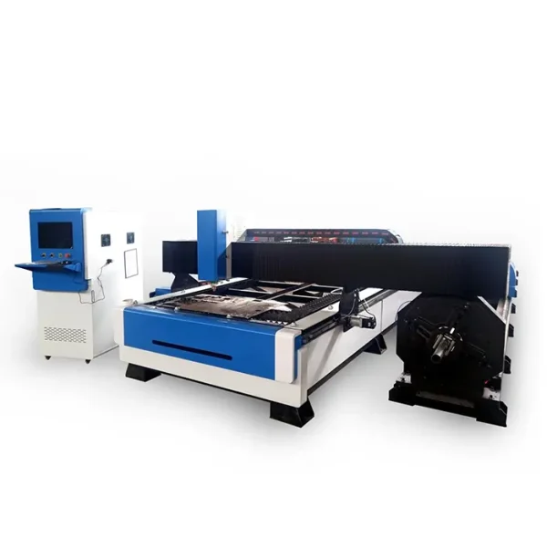 Laser cutting machine for plate and tube